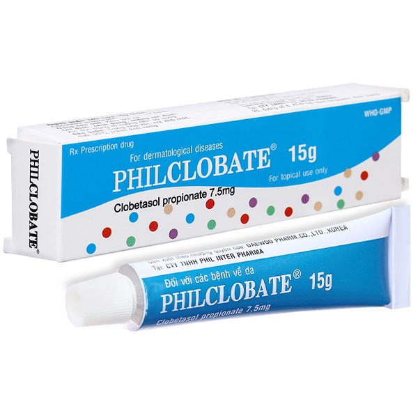 Kem bôi Philclobate trị viêm da