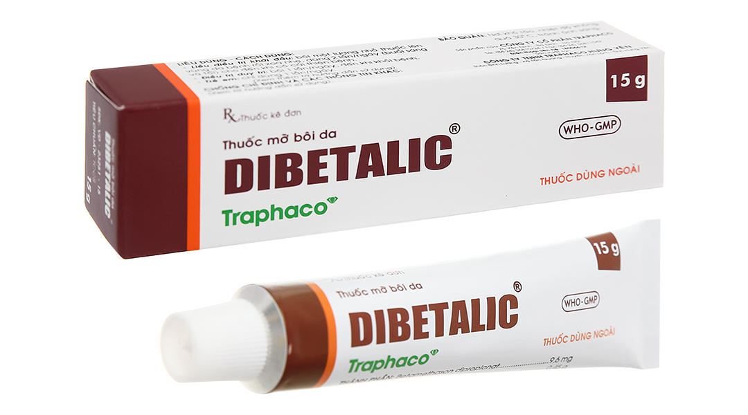 Thuốc mỡ Dibetalic trị bệnh ngoài da đáp ứng với Corticoid tuýp ...