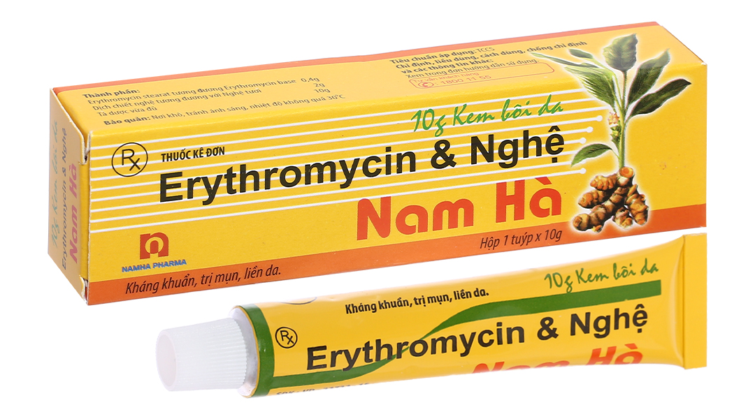 Thuốc Trị Mụn Erythromycin và Nghệ: Bí Quyết Đánh Bay Mụn, Lấy Lại Làn Da Mịn Màng