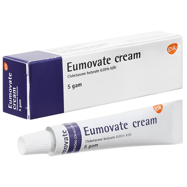 Kem bôi Eumovate Cream 0.05% trị viêm da