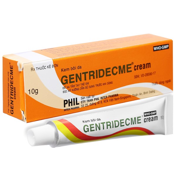 Gentridecme Cream trị viêm da