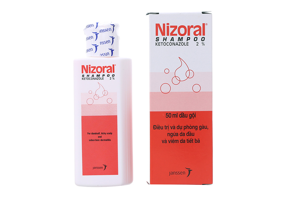 Dầu gội Nizoral điều trị gàu, nấm, hết ngứa da đầu chai 50ml -05/2023 | nhathuocankhang.com