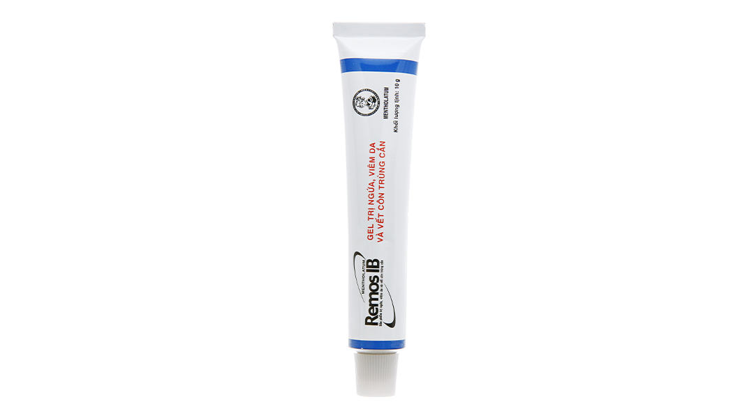 Gel bôi Remos IB trị viêm da, côn trùng đốt