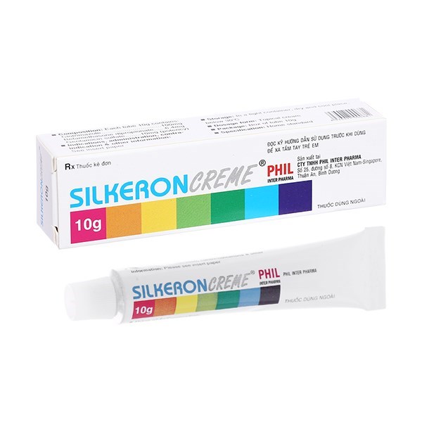 Silkeron Creme trị bệnh ở da do dị ứng, viêm da do bội nhiễm