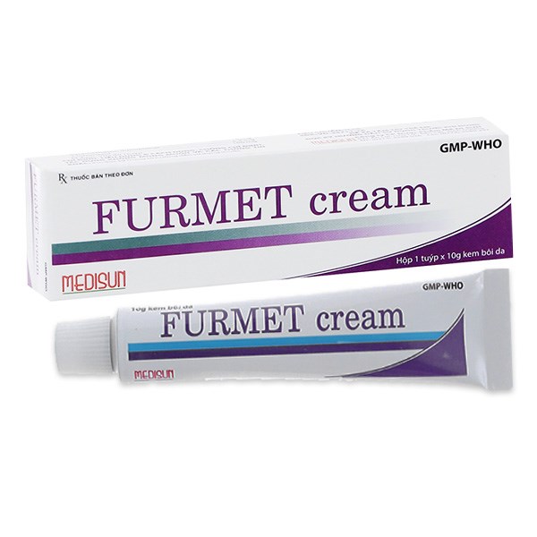 Kem bôi Furmet Cream trị nấm, viêm da có biến chứng nhiễm trùng