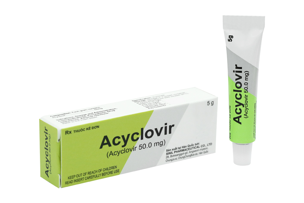 Thuốc bôi Acyclovir 50mg: Giải pháp hiệu quả cho bệnh Herpes, Zona và Thủy Đậu