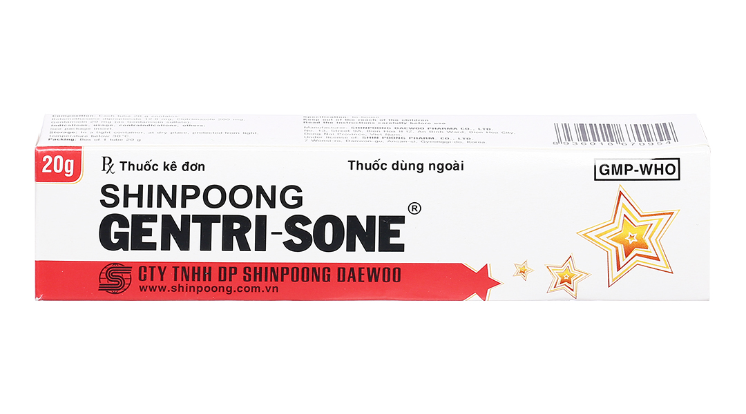 Kem bôi Shinpoong Gentri-sone trị viêm da