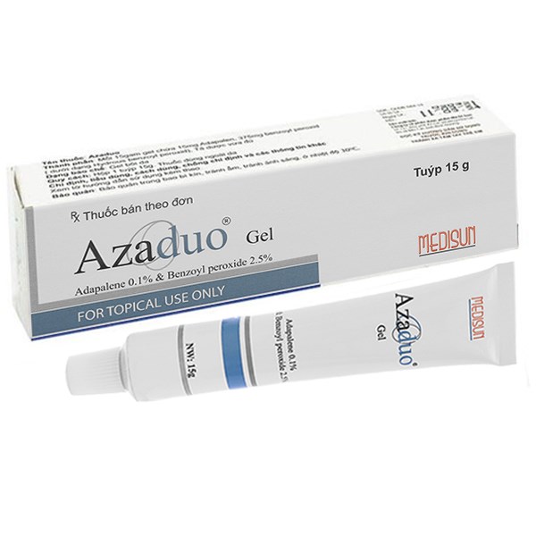 Azaduo Gel trị mụn trứng cá nhẹ đến vừa