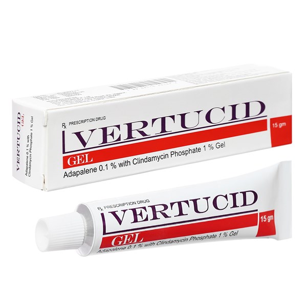 Vertucid Gel trị mụn trứng cá