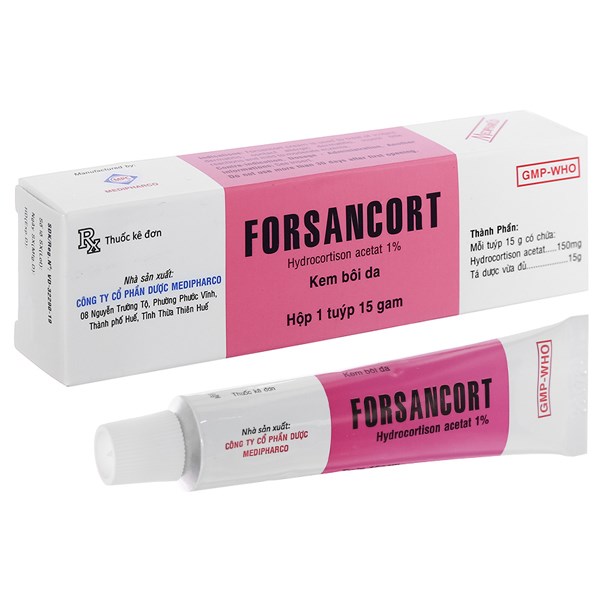 Kem bôi Forsancort trị các bệnh viêm da tiếp xúc