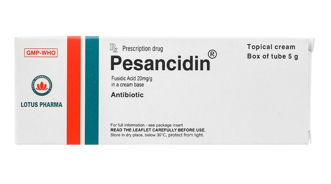 Kem bôi Pesancidin 20mg trị nhiễm khuẩn, nấm da