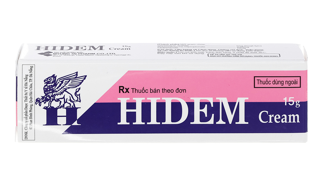 Kem bôi Hidem Cream trị viêm da