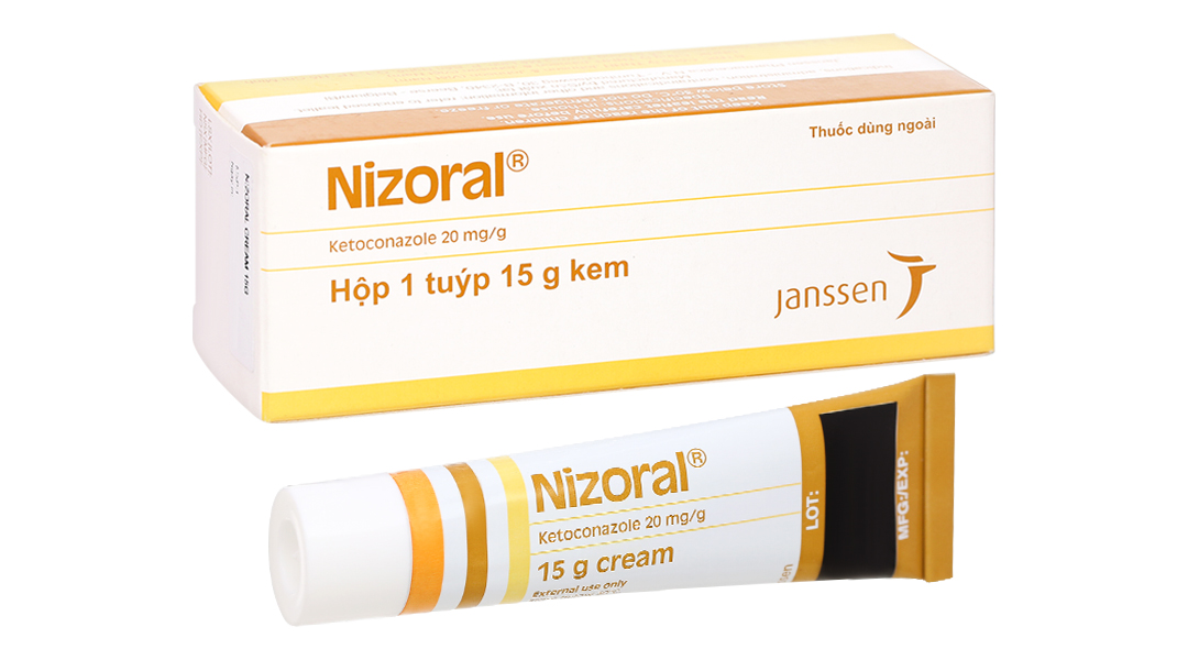 Kem bôi da Nizoral 20mg/g trị nhiễm nấm ngoài da, viêm da tiết bã tuýp 15g - 10