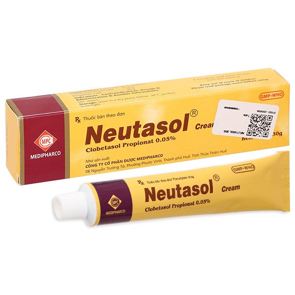 Neutasol Cream 0.05% trị chàm, vảy nến, viêm da