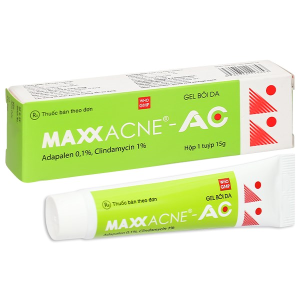 Gel bôi da Maxxacne-AC trị mụn trứng cá