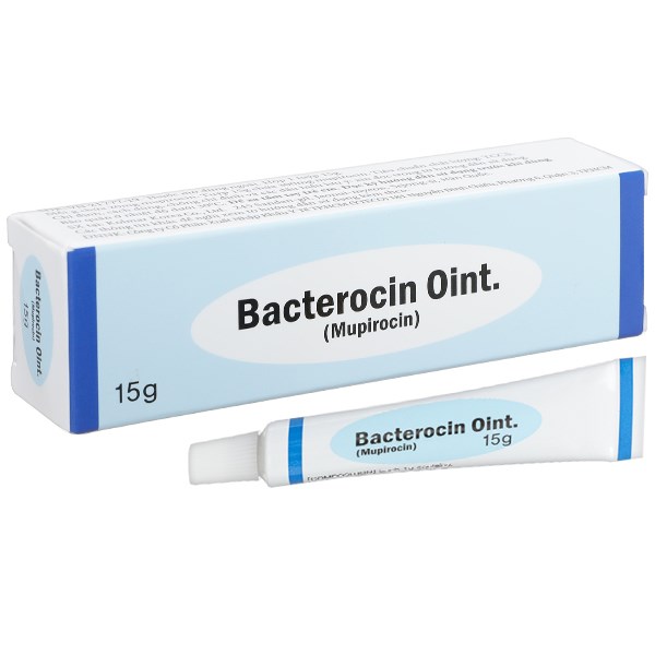 Thuốc mỡ Bacterocin Oint. 20mg/g trị nhiễm khuẩn da
