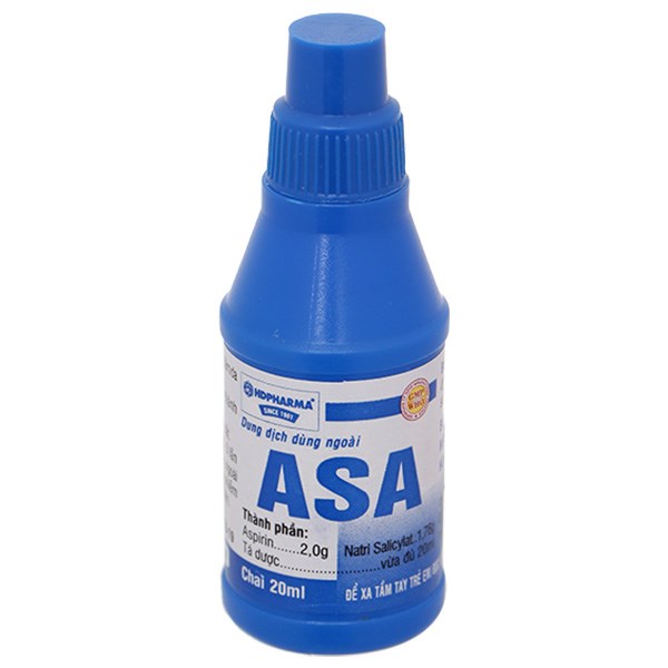 Dung dịch dùng ngoài ASA HDpharma trị hắc lào, nấm da