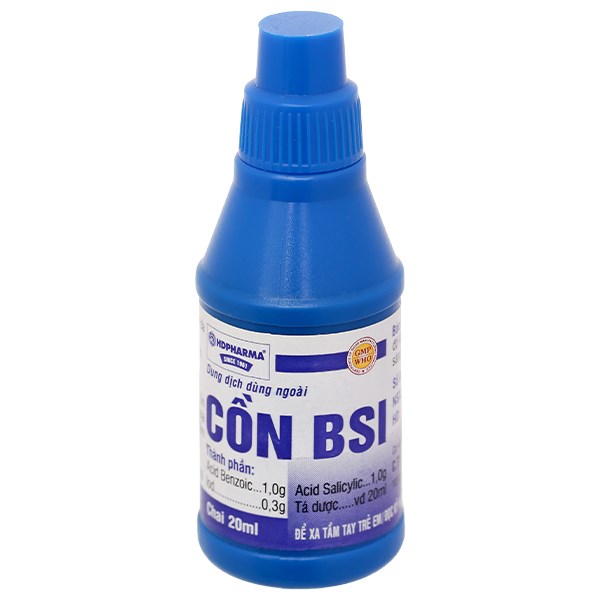 Cồn BSI HDpharma trị hắc lào, nấm da