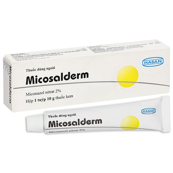 Kem bôi da Micosalderm 2% trị các bệnh da liễu do nhiễm nấm
