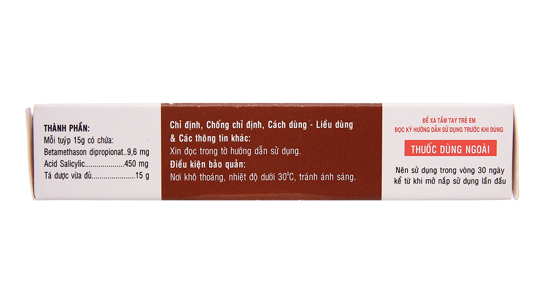 Thuốc mỡ Betasalic trị viêm da