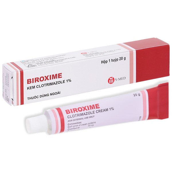 Kem bôi Biroxime 1% trị nấm da