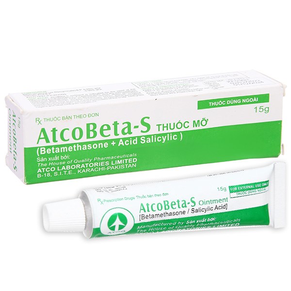 Thuốc mỡ Atcobeta-S trị viêm da dị ứng, chàm