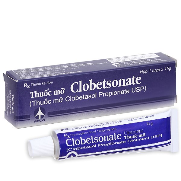 Thuốc mỡ Clobetsonate 0.05% trị vẩy nến, chàm