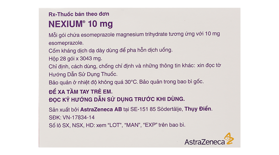 Tìm hiểu về thuốc thuốc nexium esomeprazole 10mg đối với sức khỏe của bạn