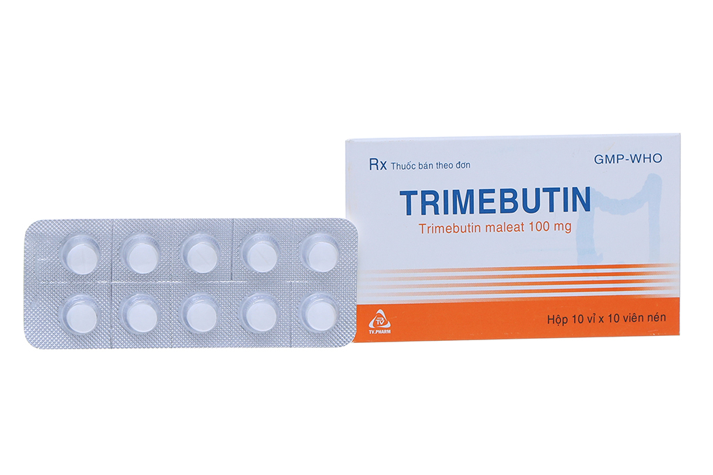 Trimebutin TV.Pharm 100mg giảm đau do co thắt tiêu hóa