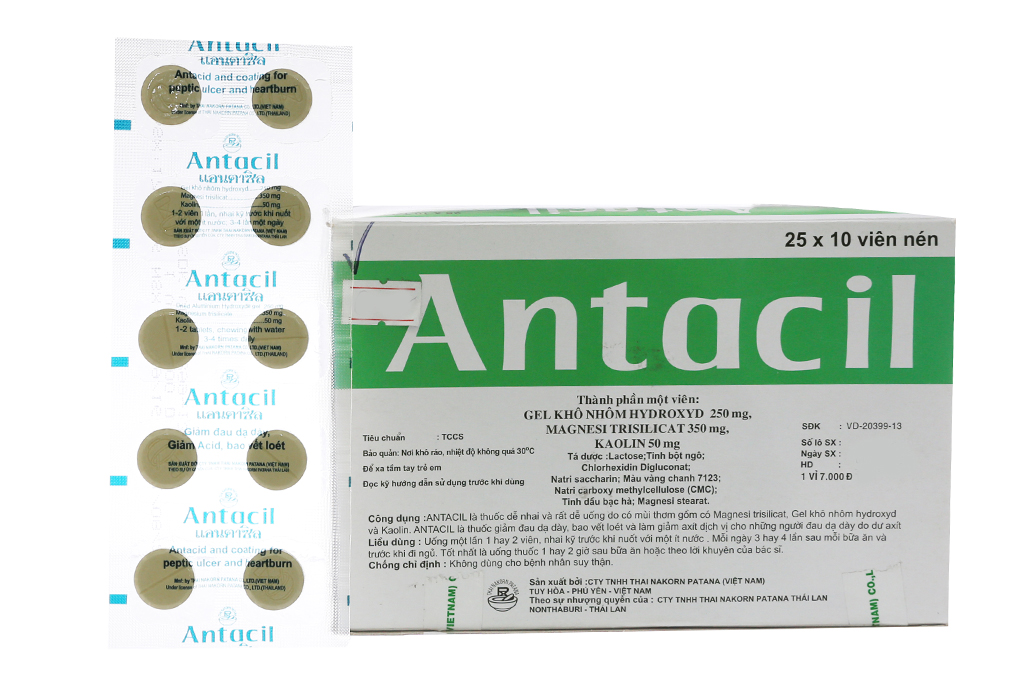 Thuốc Antacil có tác dụng điều trị gì?