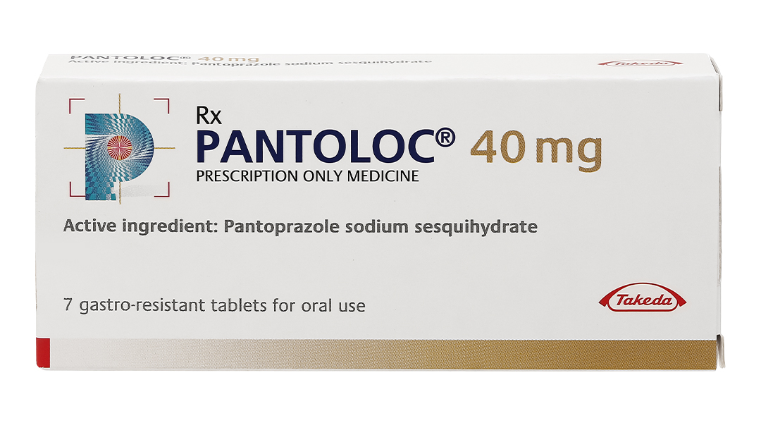 Pantoloc 40mg trị trào ngược dạ dày, thực quản