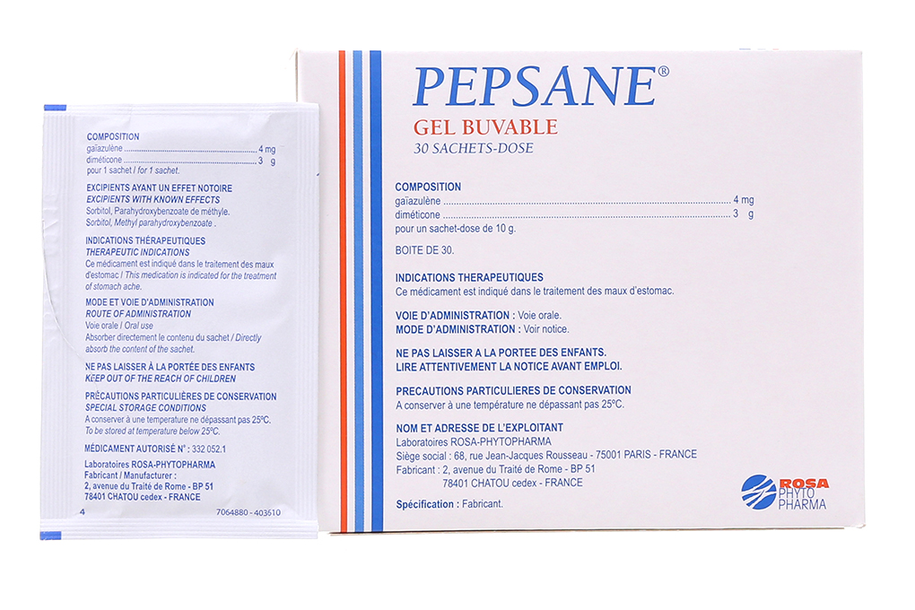 Thuốc đau bao tử Pepsane có thành phần chính là gì?