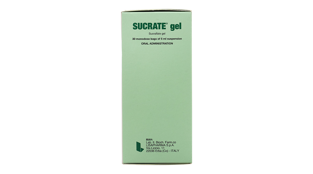 Hỗn dịch uống Sucrate Gel 1g trị viêm loét dạ dày, tá tràng