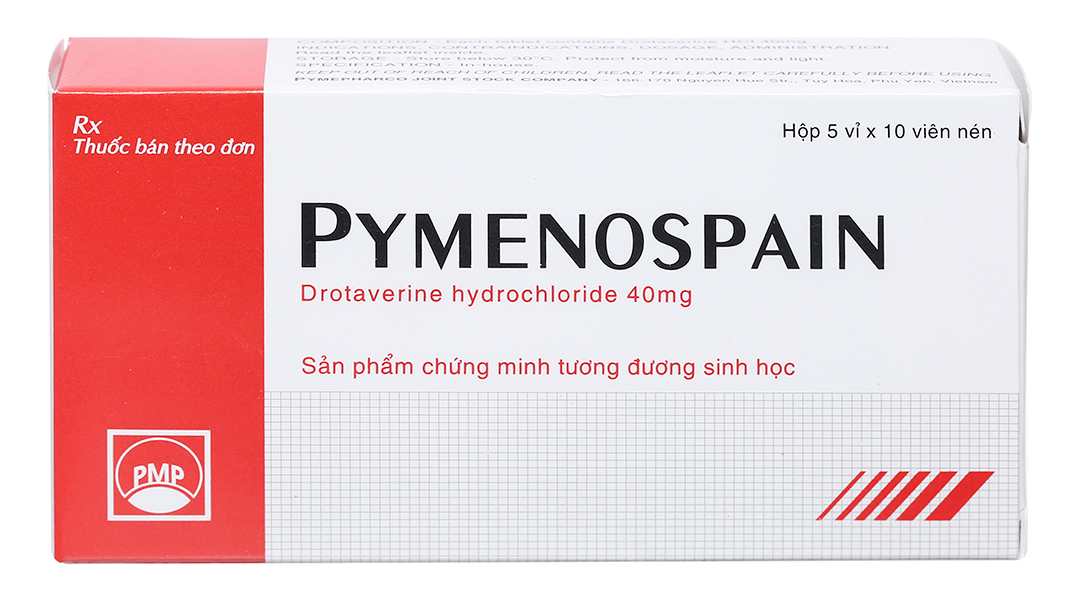 Pymenospain 40mg giảm đau do co thắt tiêu hóa