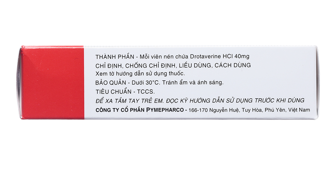 Pymenospain 40mg giảm đau do co thắt tiêu hóa