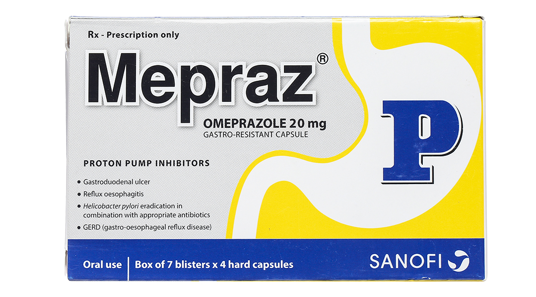 Thành phần chính của thuốc Mepraz là gì?
