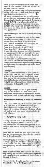 Pantoloc 20mg phòng và trị trào ngược dạ dày, thực quản (1 vỉ x 14 viên) - 10