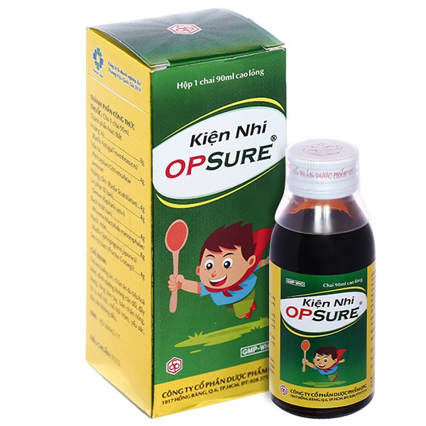 Cao lỏng Kiện Nhi OPSure giúp trẻ tiêu hóa tốt, trị mồ hôi trộm