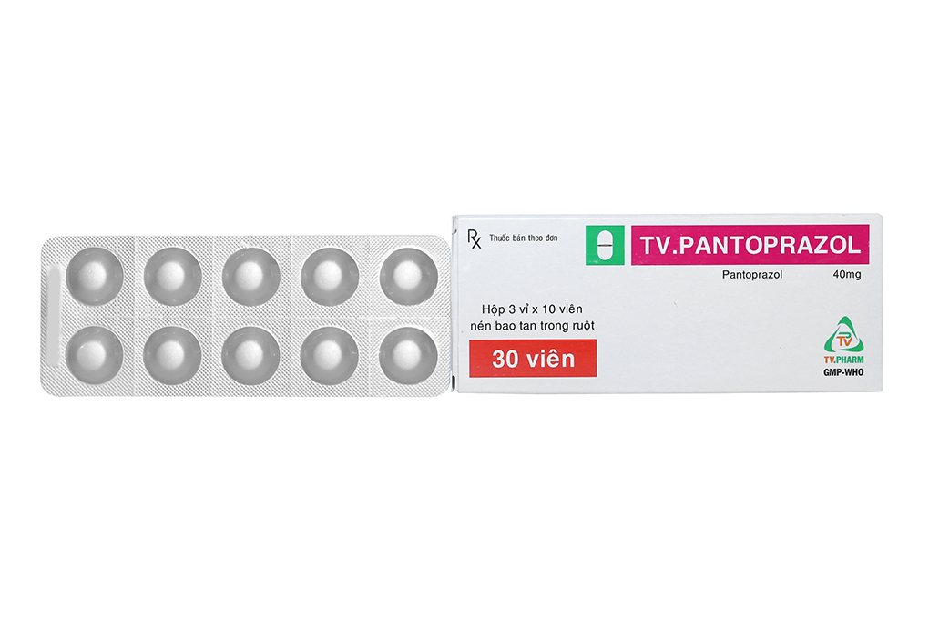 TV. Pantoprazol 40mg trị trào ngược dạ dày, thực quản