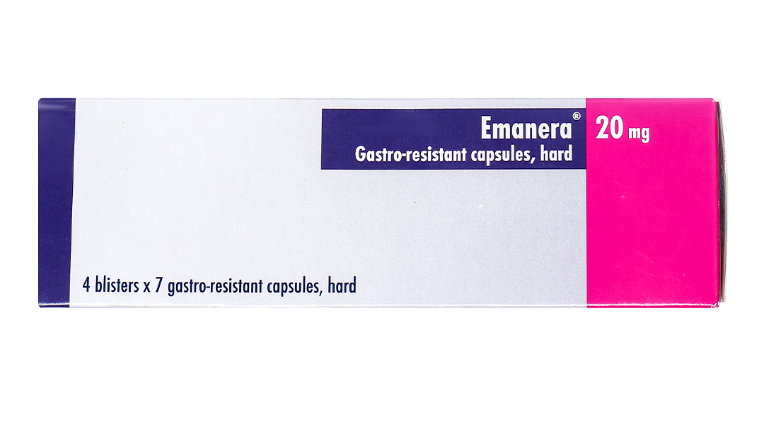 Emanera 20mg trị trào ngược dạ dày, thực quản