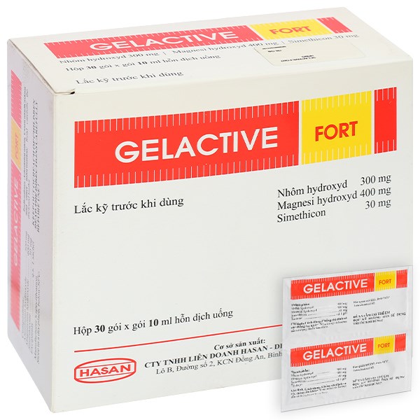 Thuốc Gelactive Fort làm dịu các triệu chứng rối loạn tiêu hóa - 10/ ...