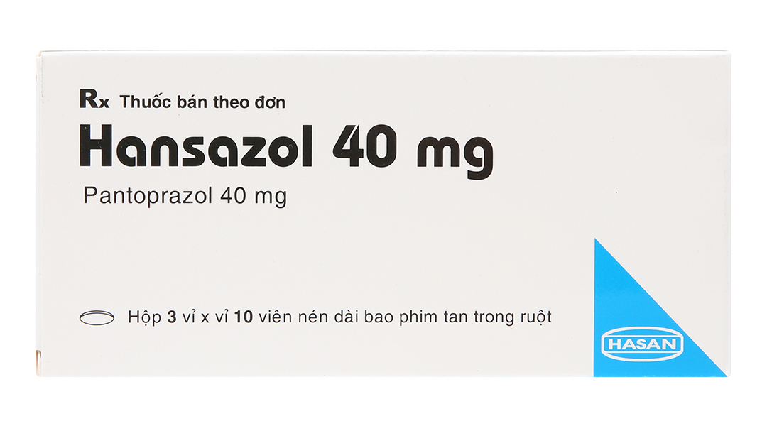 Hansazol 40mg trị trào ngược dạ dày, thực quản