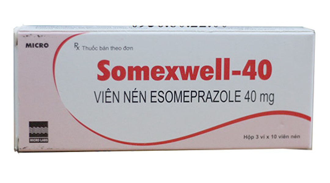 Somexwell-40 trị trào ngược dạ dày, thực quản