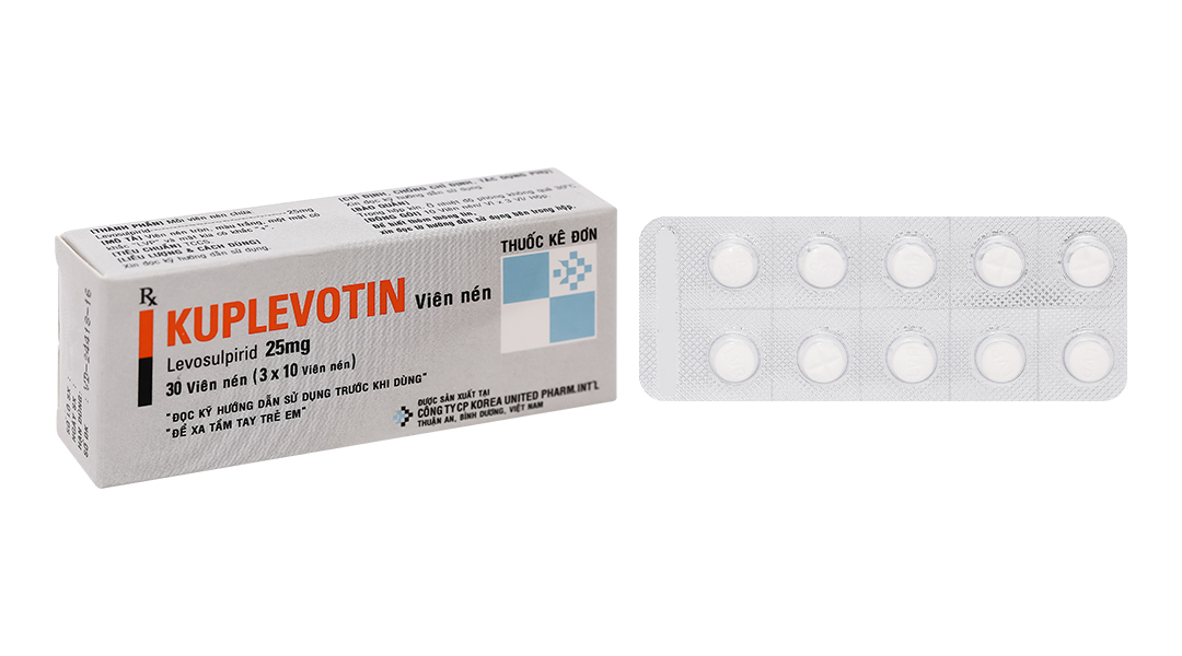 Kuplevotin 25mg trị rối loạn chức năng tiêu hóa