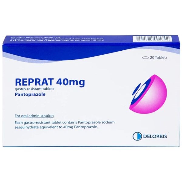 Reprat 40mg trị trào ngược dạ dày - thực quản