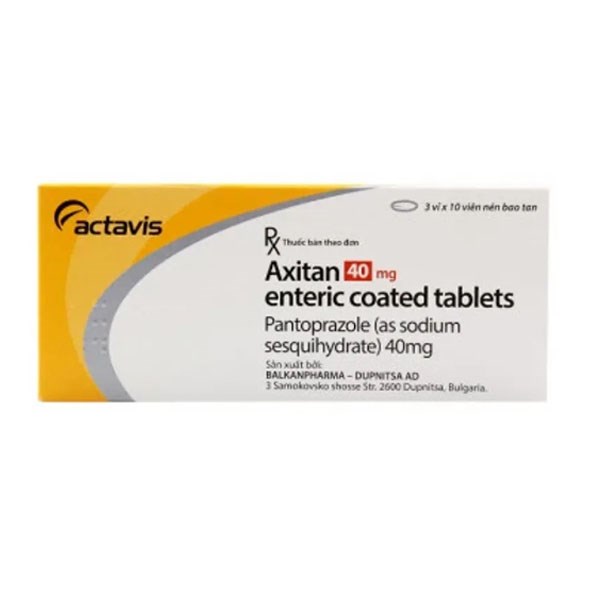 Axitan 40mg điều trị trào ngược dạ dày, thực quán (3 vỉ x 10 viên) - 12 ...