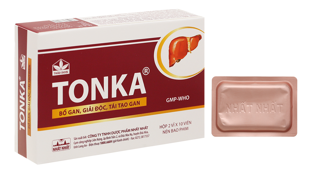 Tonka hỗ trợ điều trị viêm gan B cấp và mạn, bảo vệ và tái tạo gan