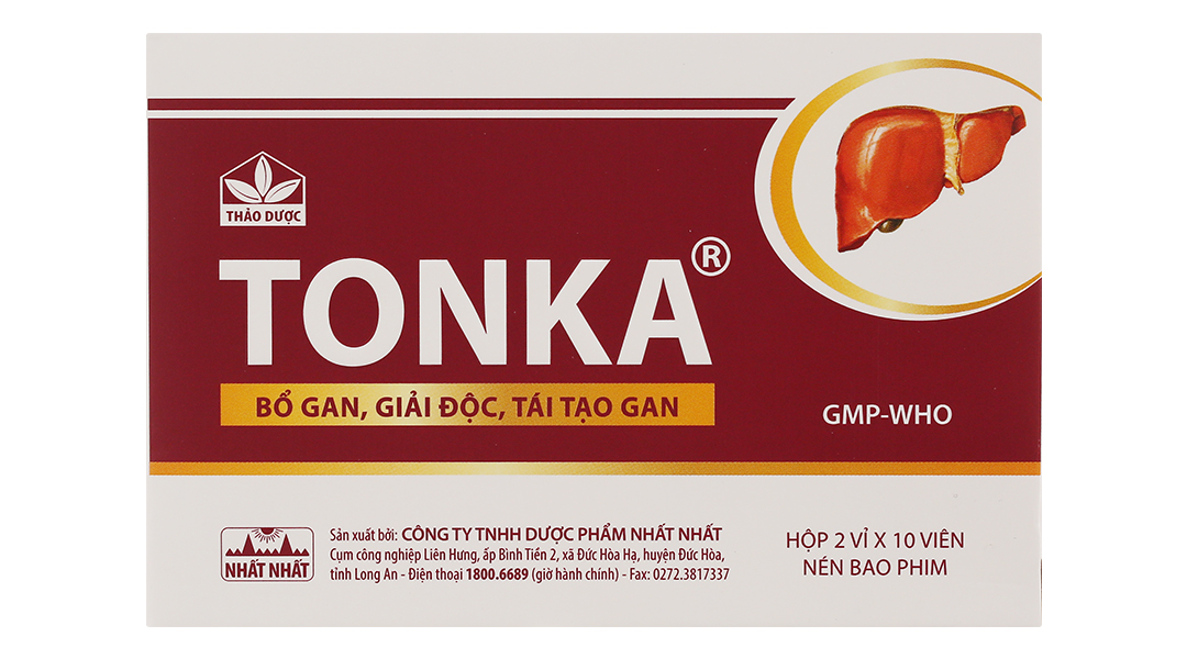 Tonka hỗ trợ điều trị viêm gan B cấp và mạn, bảo vệ và tái tạo gan