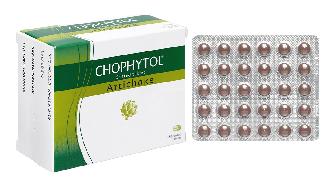 Chophytol Artichoke 200mg giúp lợi tiểu, thông mật
