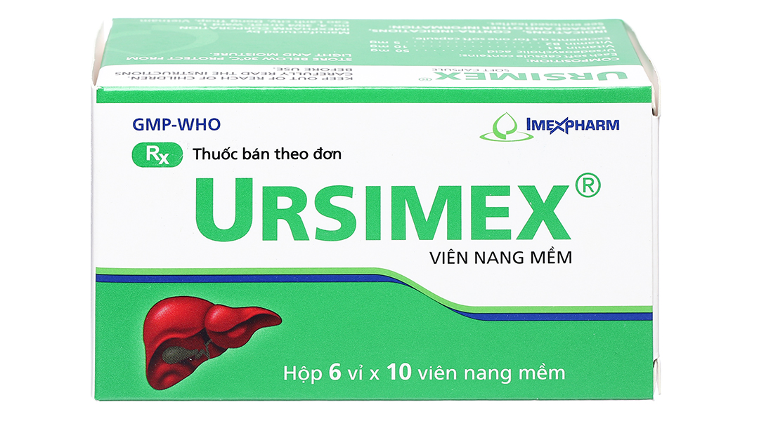Ursimex hỗ trợ trị bệnh lý về gan mật